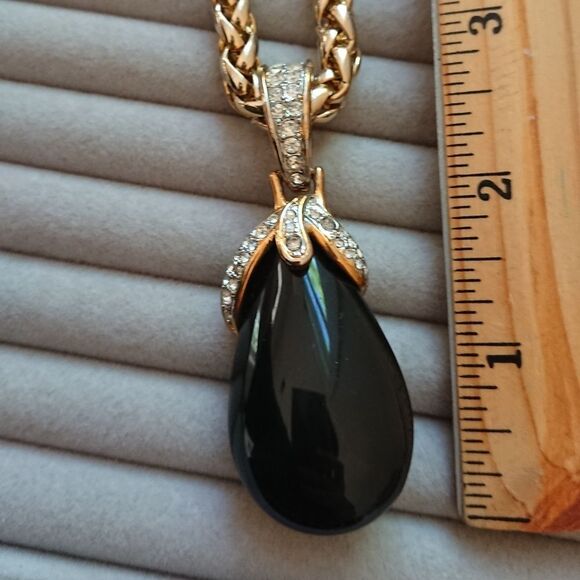 Craft OVERSIZED Chunky Rope Chain Amber Necklace - Picture 7 of 15